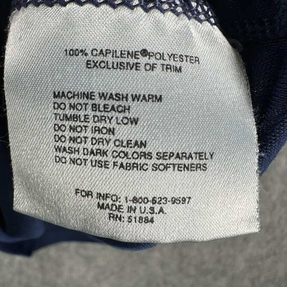 Vintage Patagonia Capilene Shirt Mens Large Blue Long Sleeve Base Layer USA 90s - Picture 12 of 16